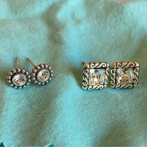 Brighton Twinkle Mini Post and Regina Mini Post Earring Set